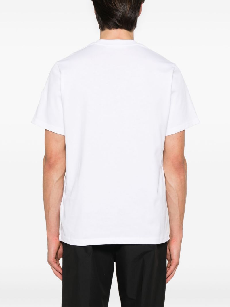 White Logo-print T-shirt