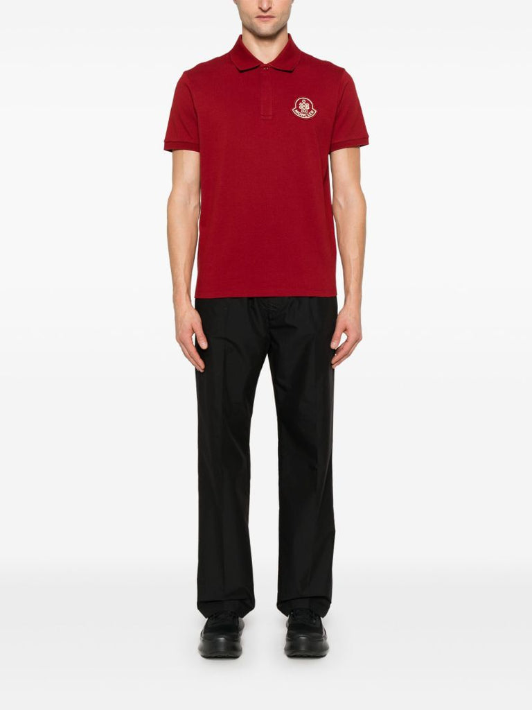 Red Logo-appliquÃ_x0083_Â© Polo Shirt