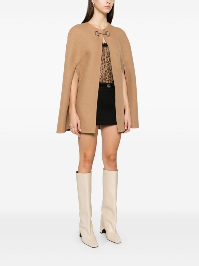 Brown Horsebit Cape
