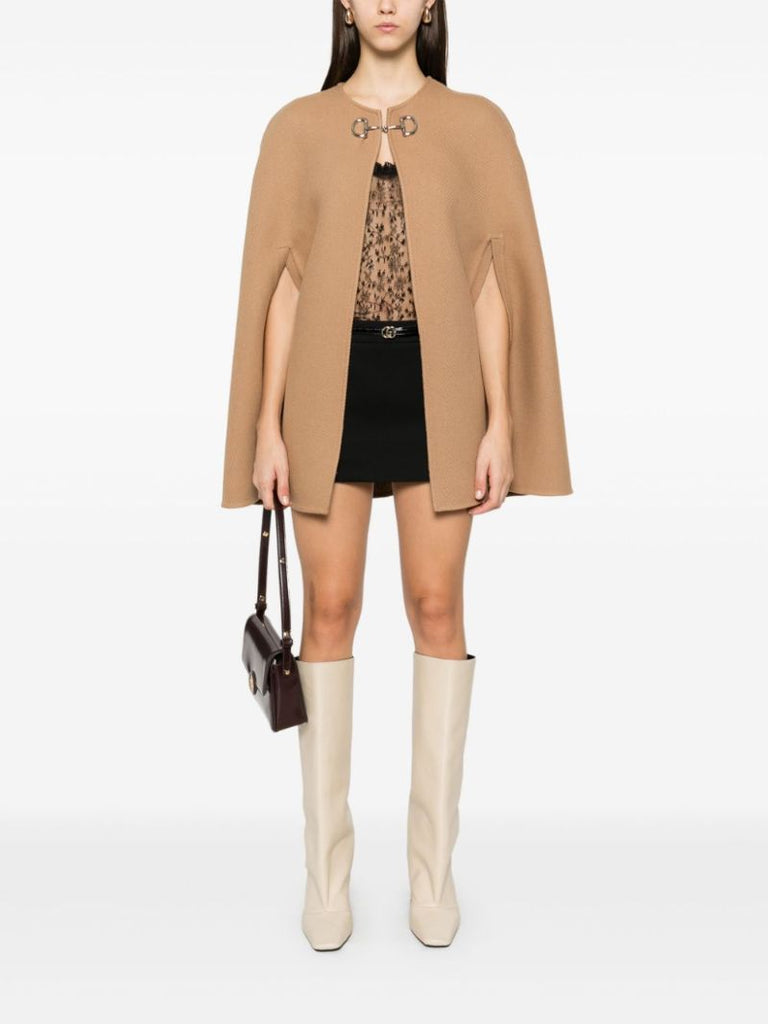 Brown Horsebit Cape