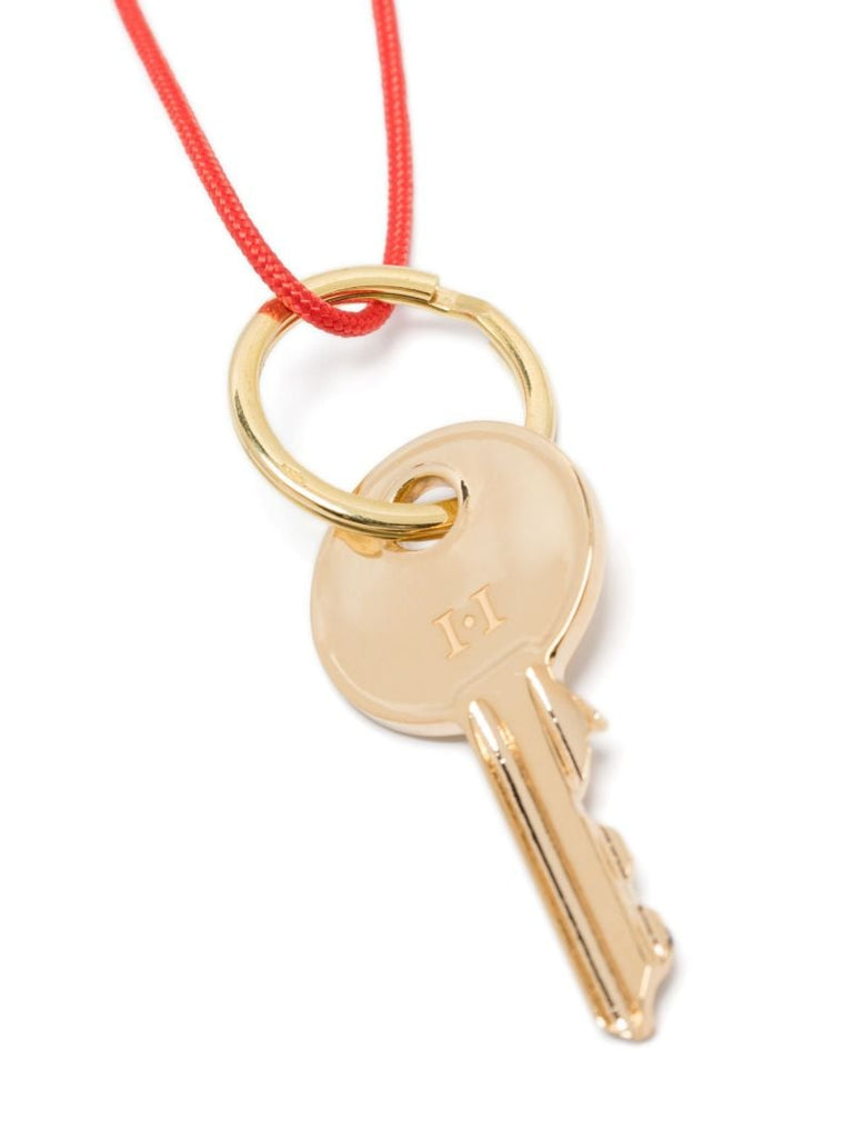 14k Yellow Gold Key Pendant Necklace