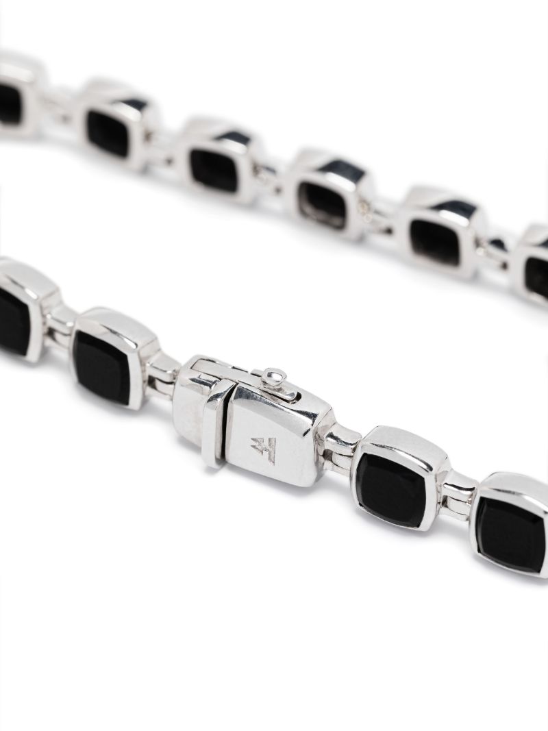 Recycled Silver Onyx Bracelet