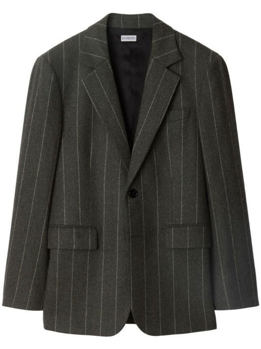 Grey Pinstripe Blazer