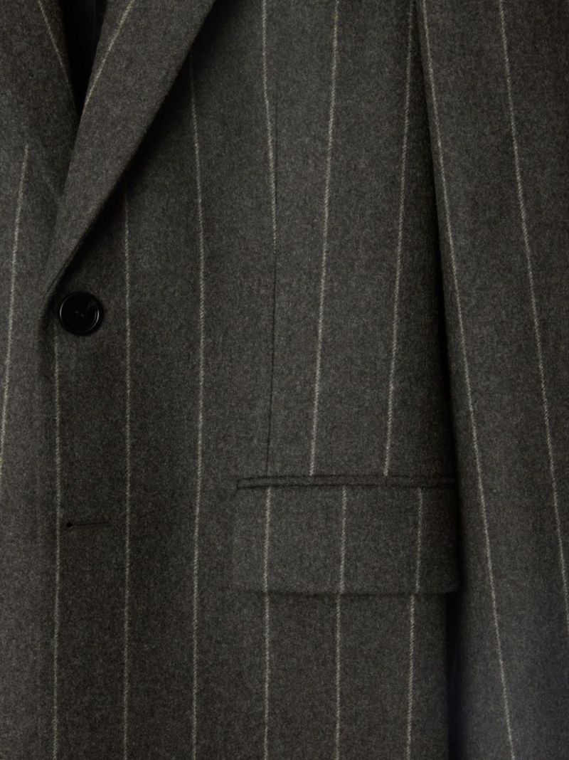 Grey Pinstripe Blazer