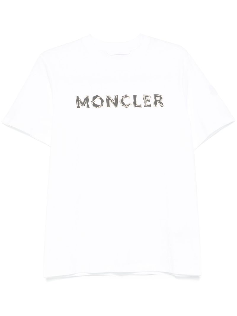 White Logo-print T-shirt