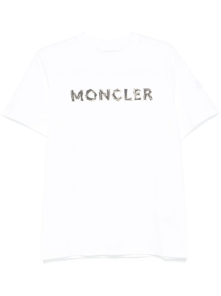 White Logo-print T-shirt