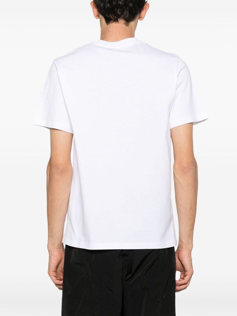 White Logo-print T-shirt