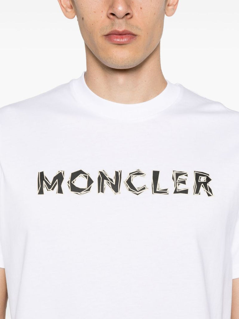 White Logo-print T-shirt