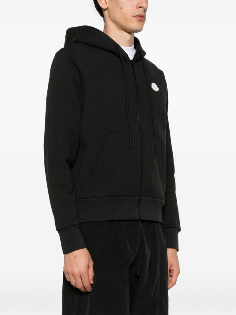 Black Logo-appliquÃ_x0083_Â© Hoodie