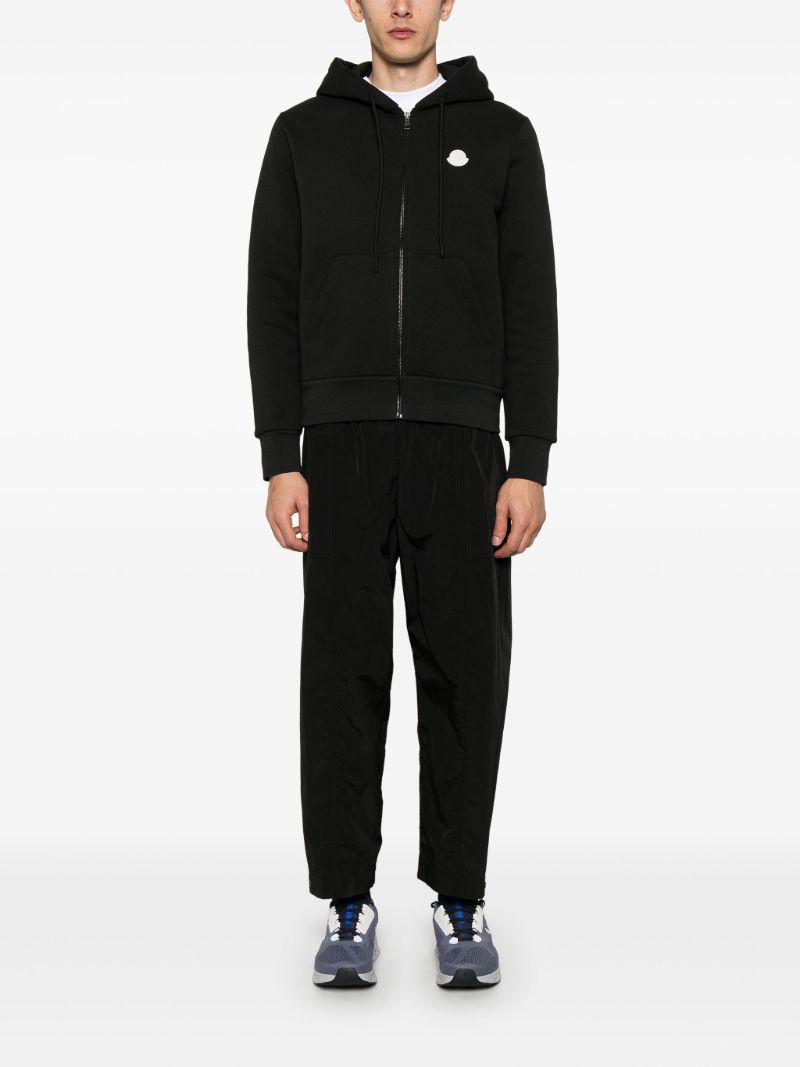 Black Logo-appliquÃ_x0083_Â© Hoodie