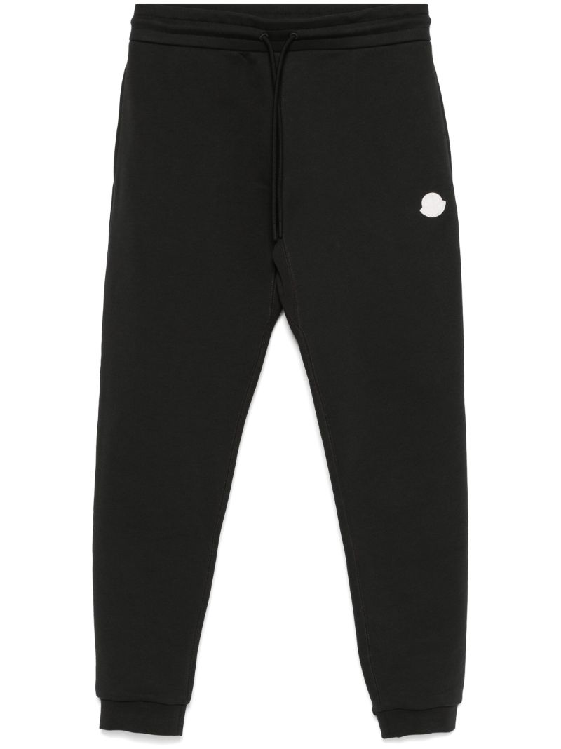 Black Logo-appliquÃ_x0083_Â© Track Pants