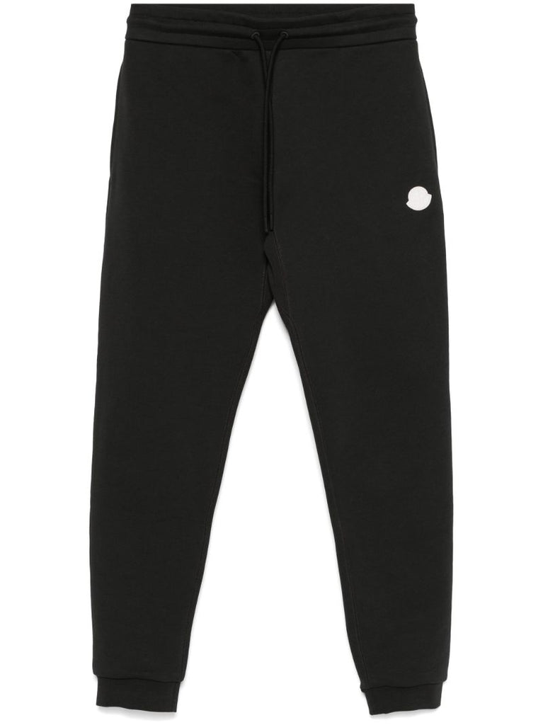 Black Logo-appliquÃ_x0083_Â© Track Pants