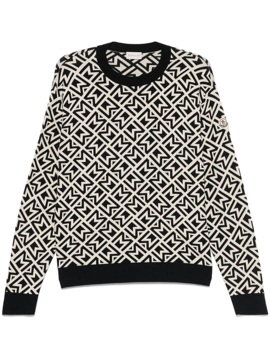 Blue Monogram Sweater