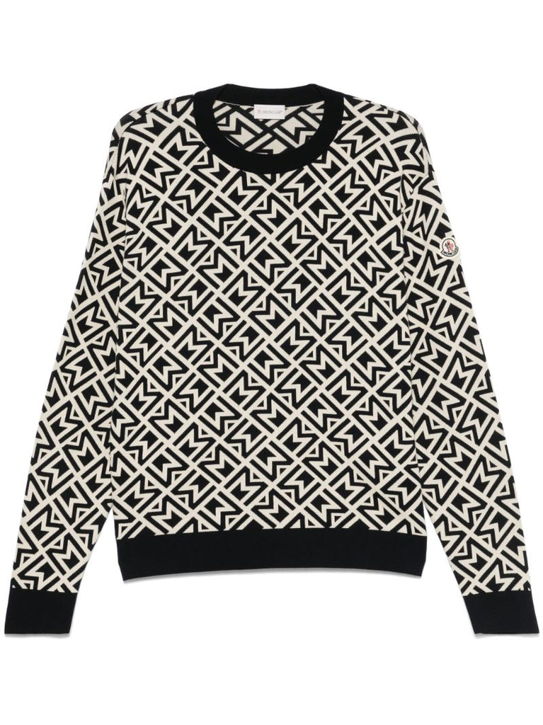 Blue Monogram Sweater