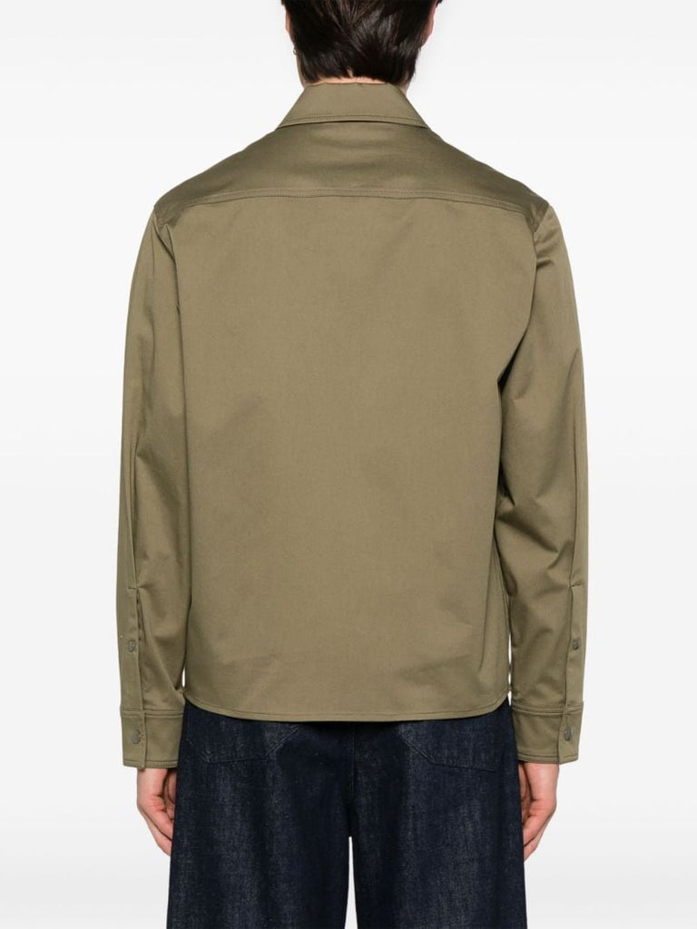Green Logo-appliquÃ_x0083_Â© Bomber Jacket