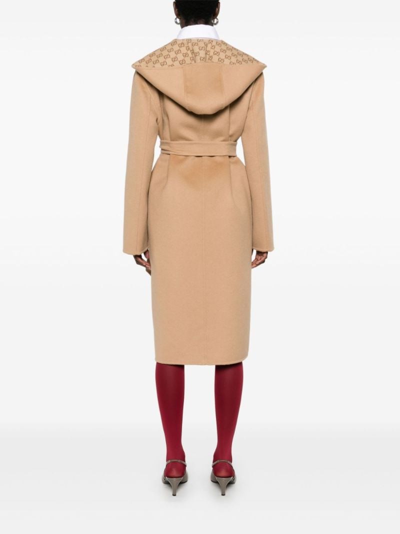Brown Reversible Gg Coat