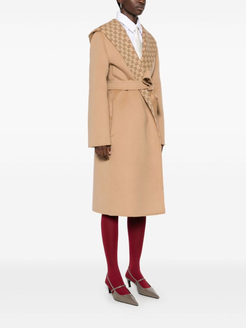 Brown Reversible Gg Coat