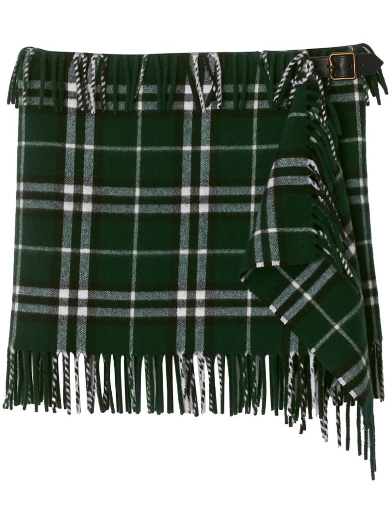 Checked Mini Skirt