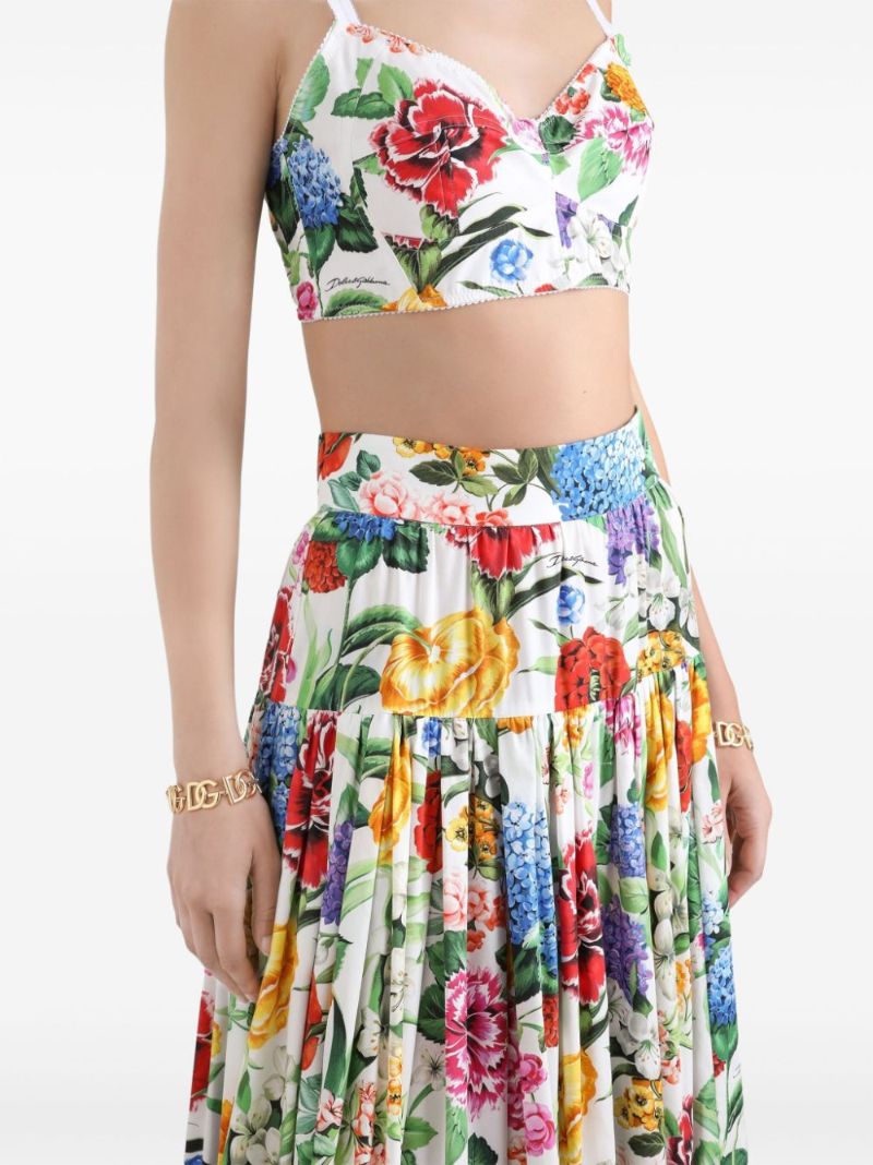 Floral-print Maxi Skirt