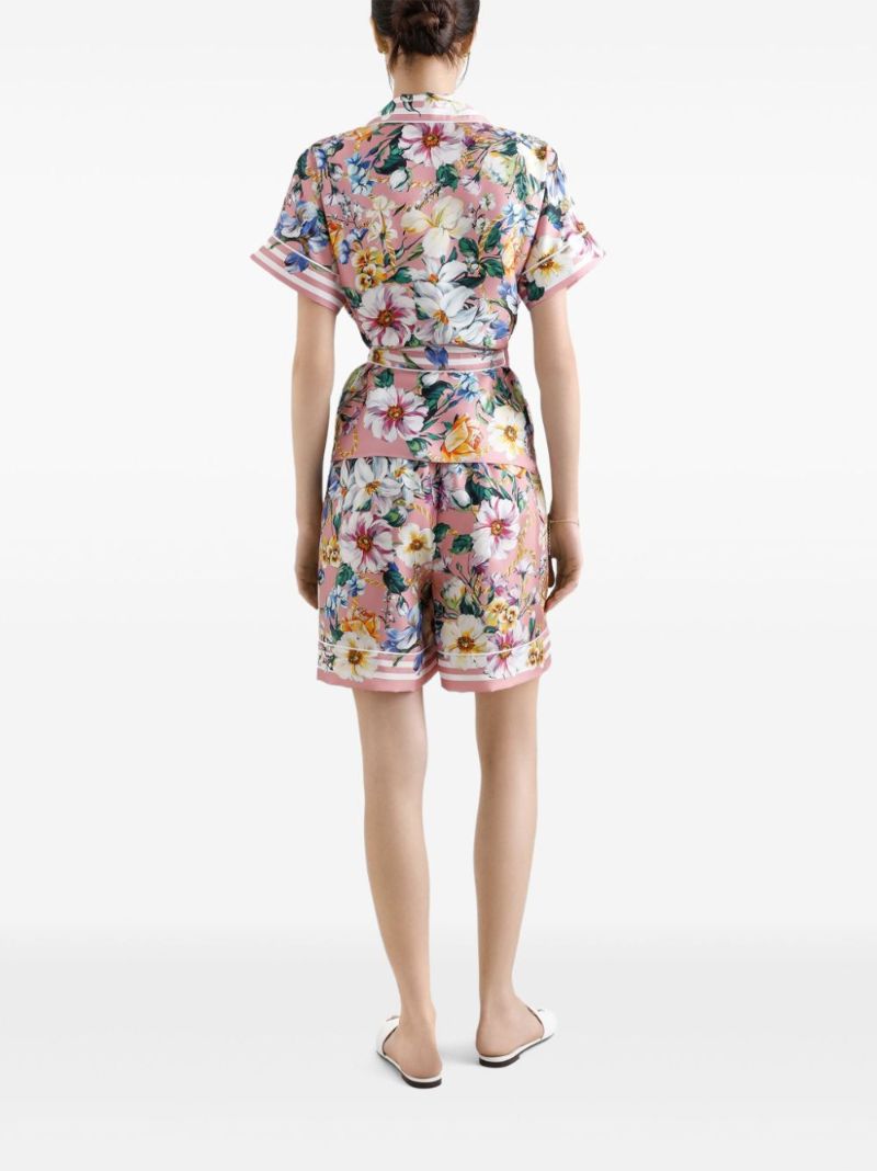 Floral-print Shorts