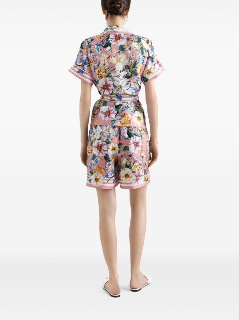 Floral-print Shorts