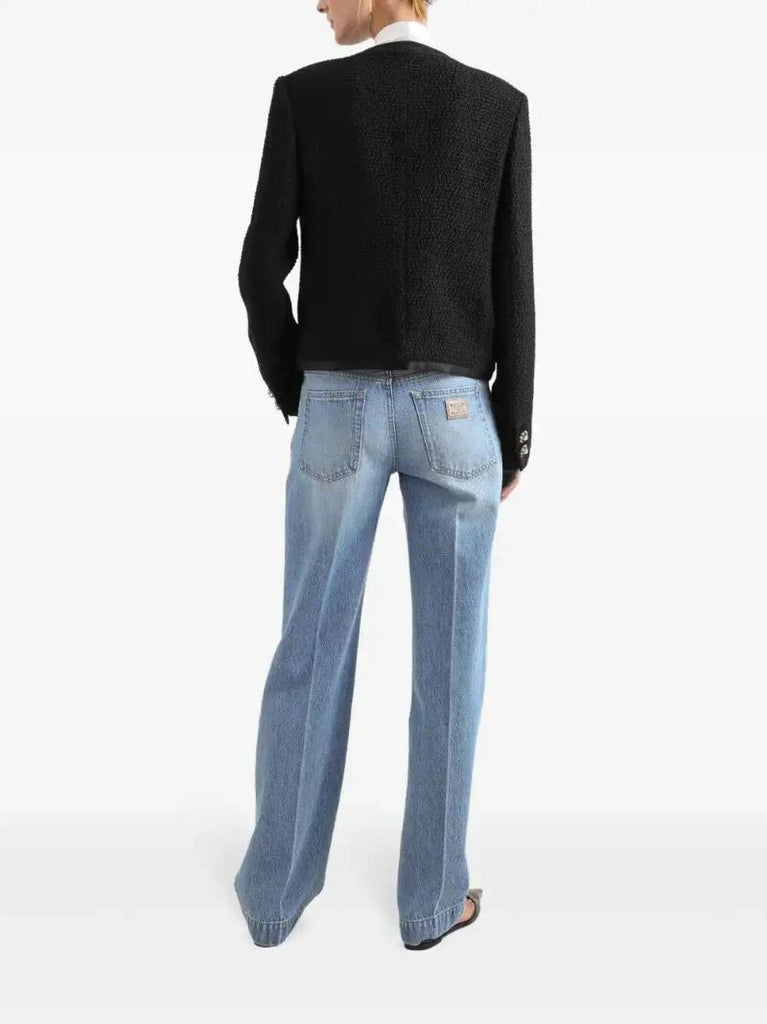 Blue Straight-leg Jeans