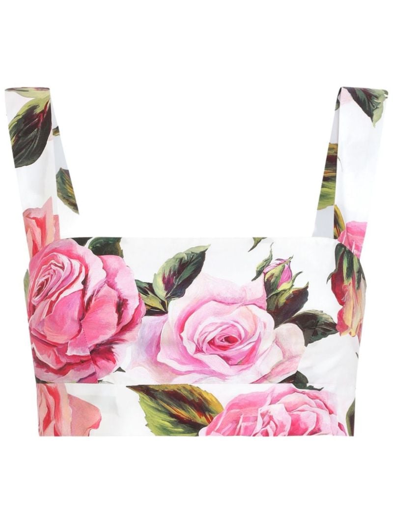 Printed Crop Top