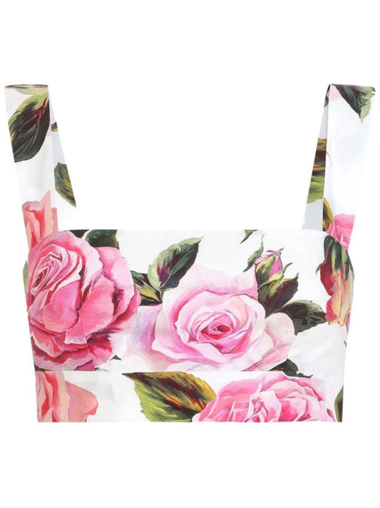 Printed Crop Top