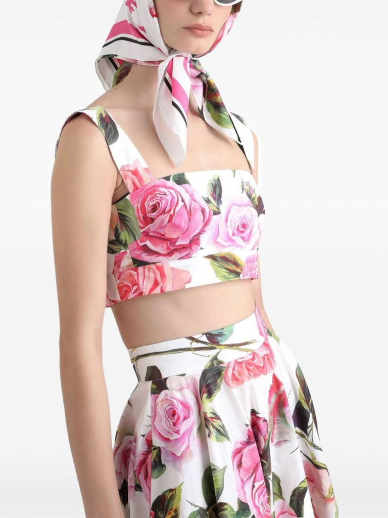 Printed Crop Top