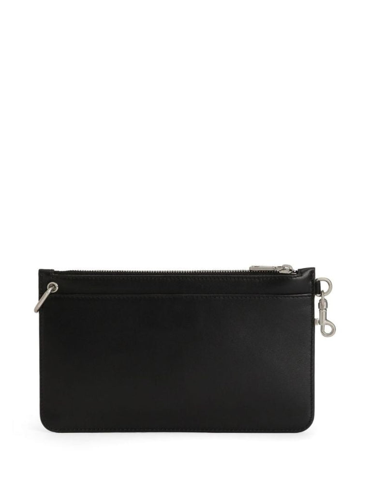 Logo-lettering Clutch Bag