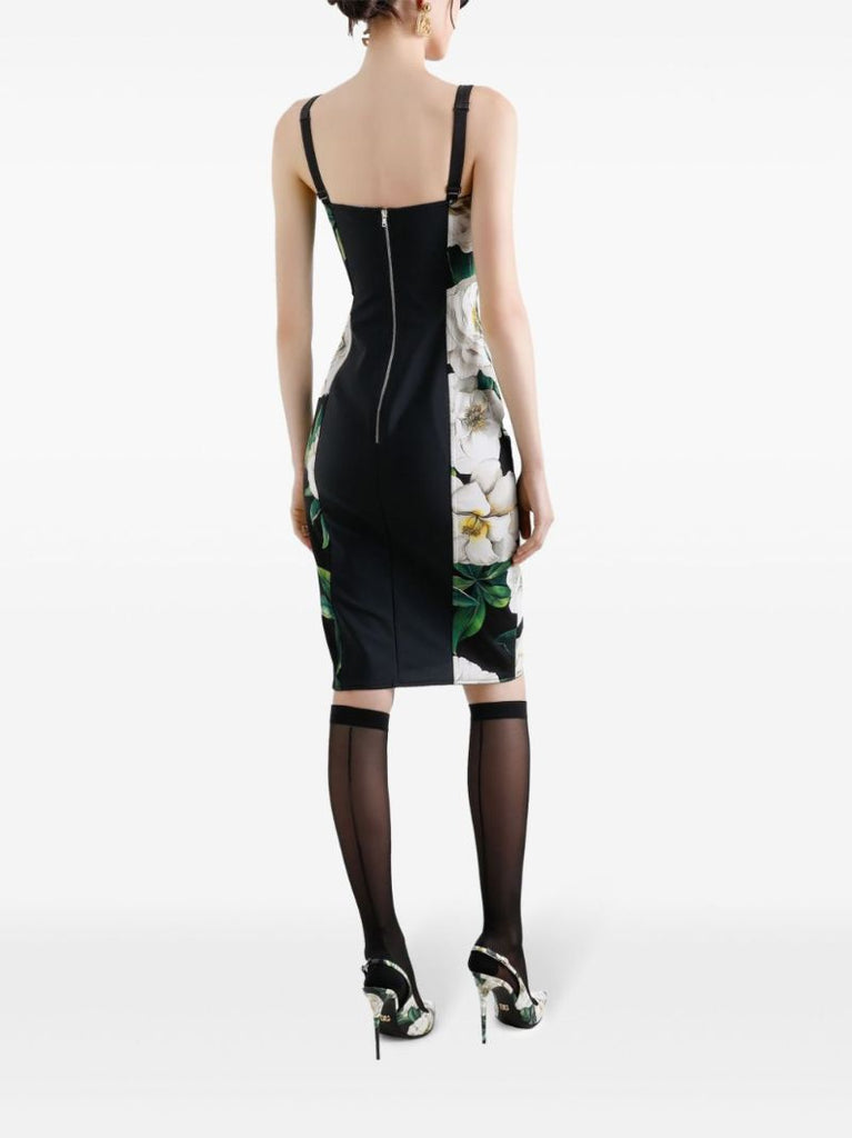 Floral-print Midi Dress