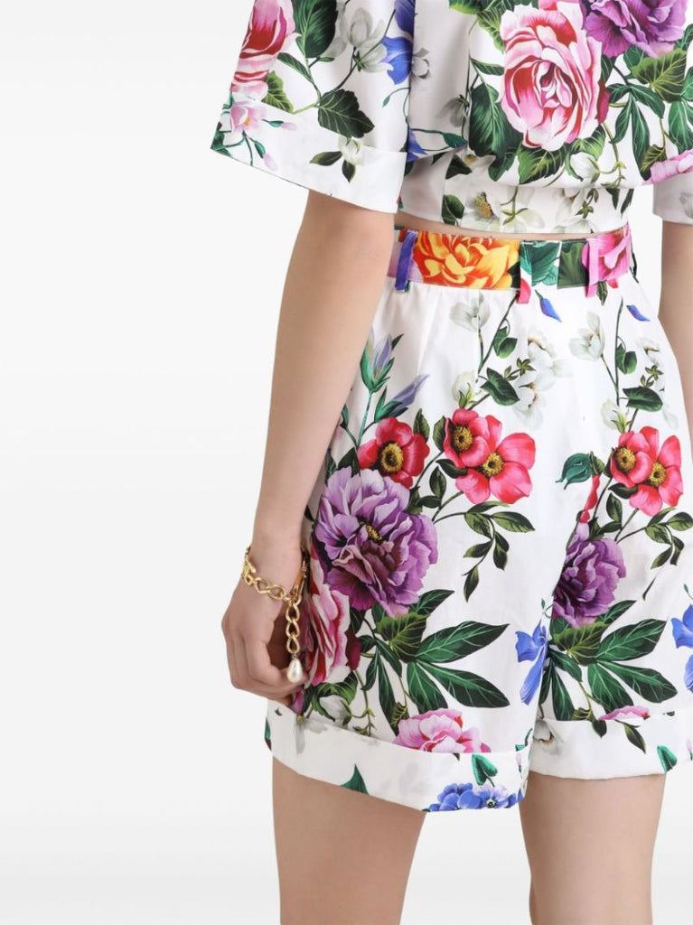 Floral-print Shorts