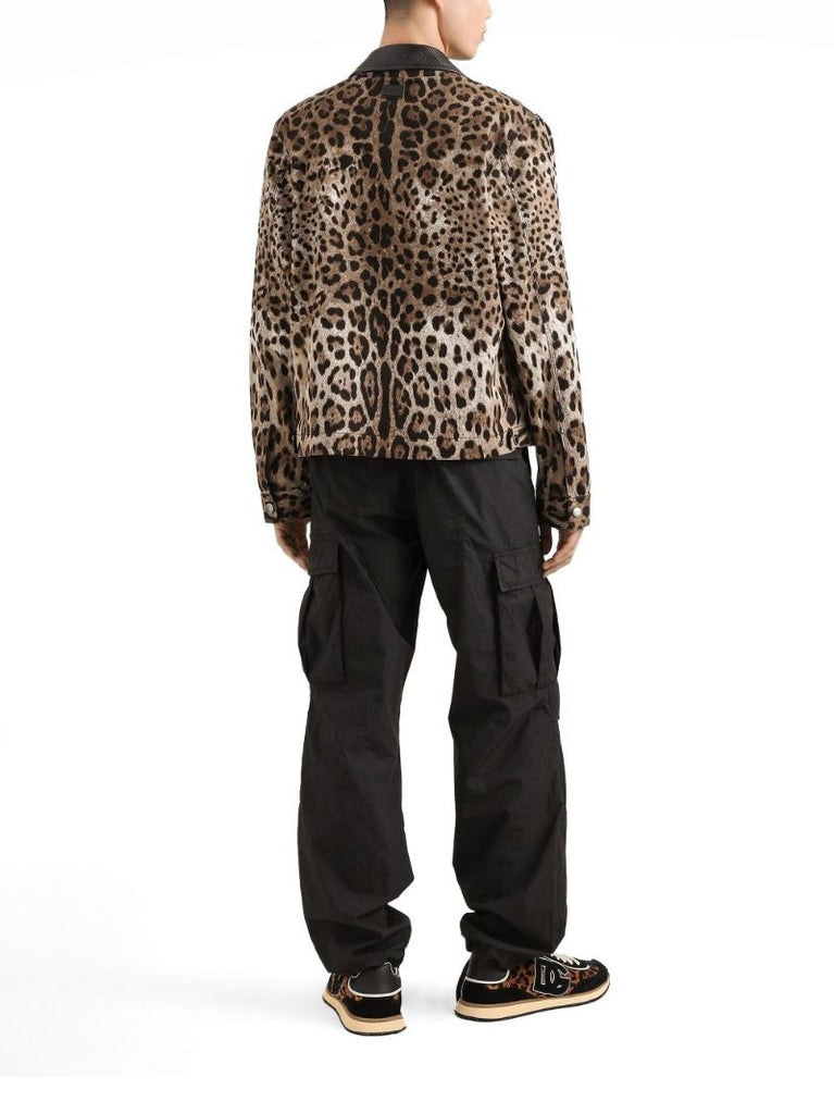 Brown Leopard-print Jacket