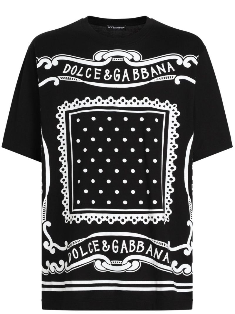 Bandana-print Cotton T-shirt