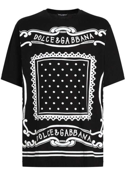 Bandana-print Cotton T-shirt