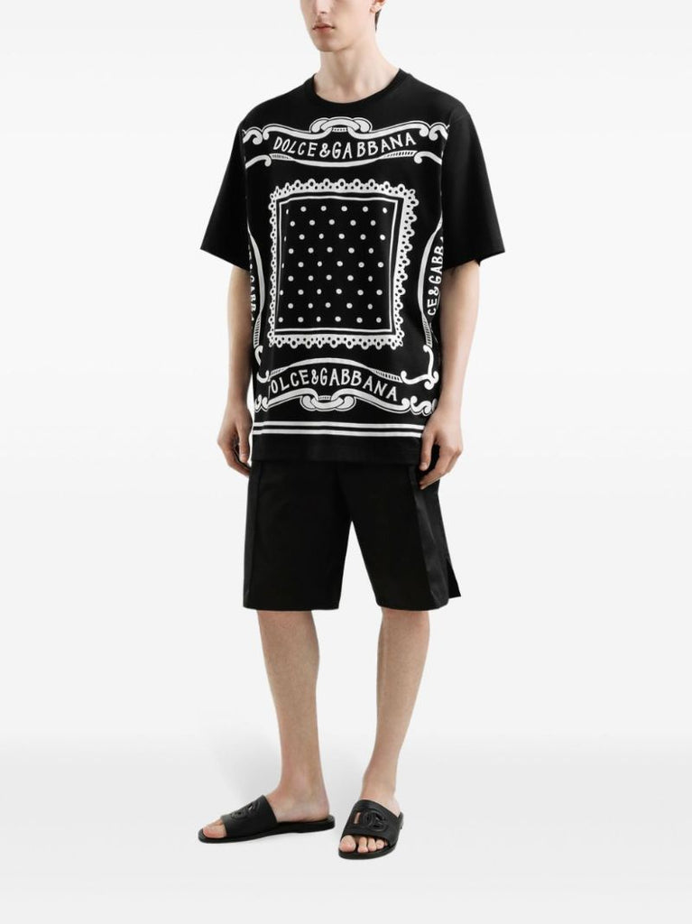 Bandana-print Cotton T-shirt