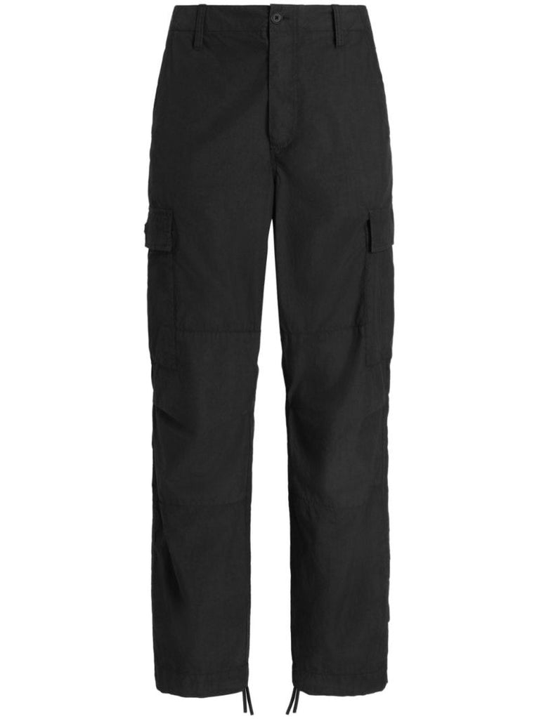 High-waist Cargo Trousers