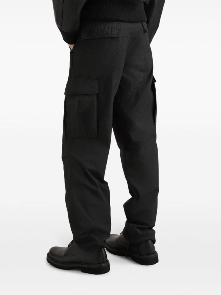 High-waist Cargo Trousers