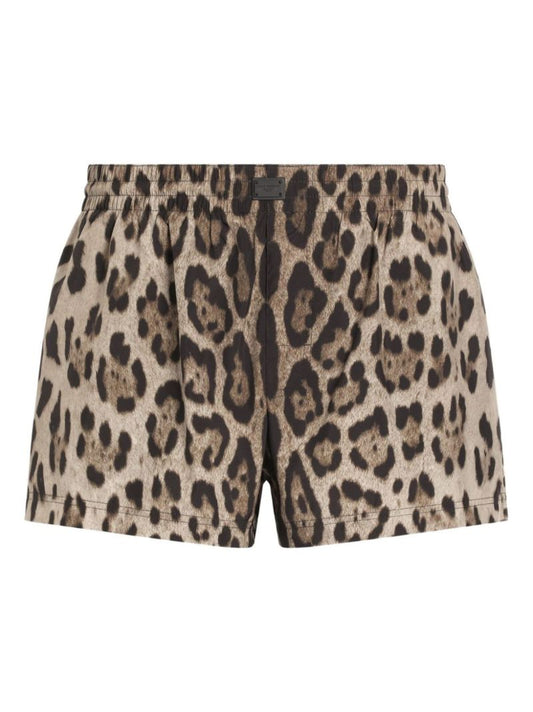 Leopard-print Shorts