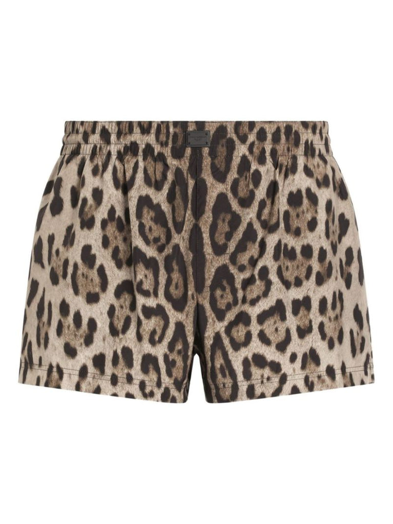 Leopard-print Shorts