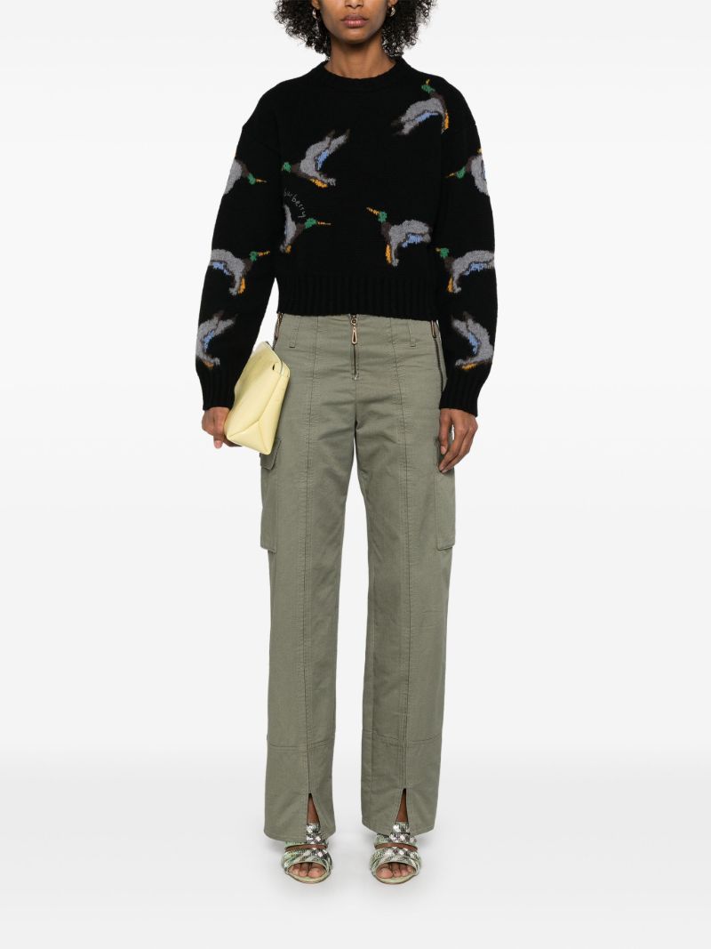 Duck-jacquard Sweater