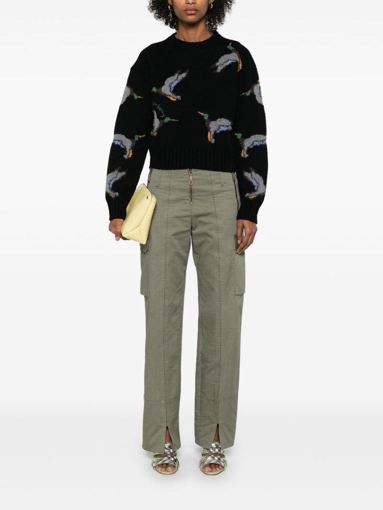 Duck-jacquard Sweater