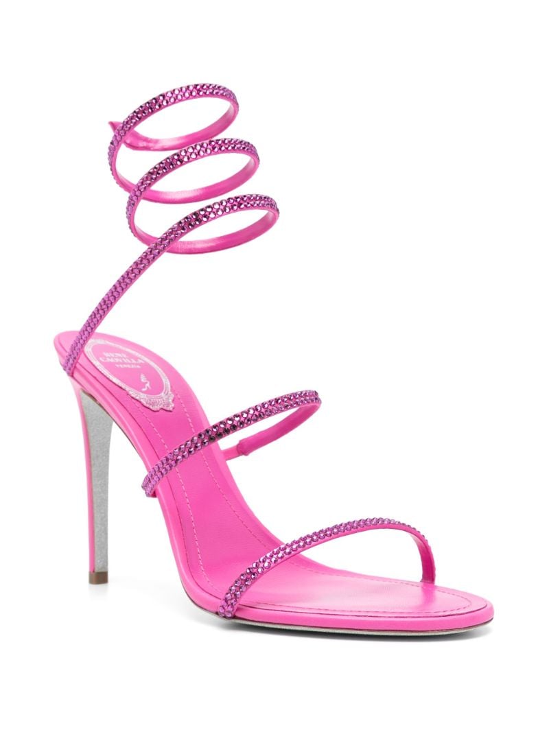 105mm Crystal-embellished Sandals