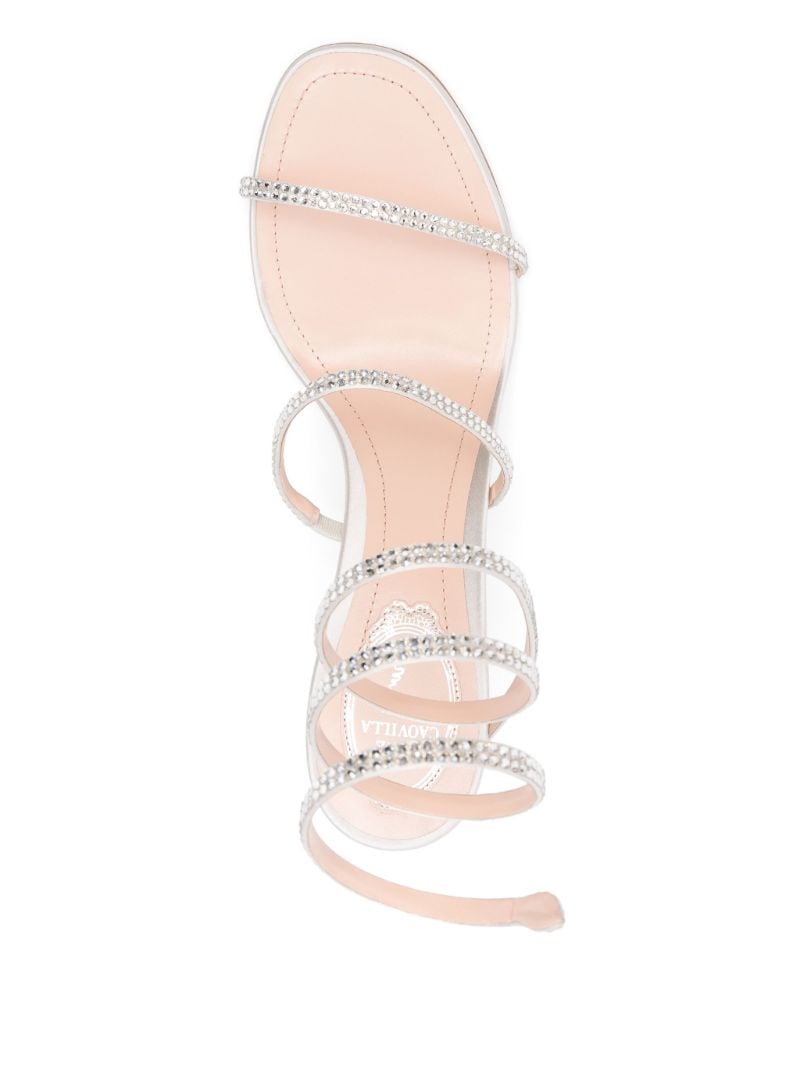 Silver Cleo Sandals
