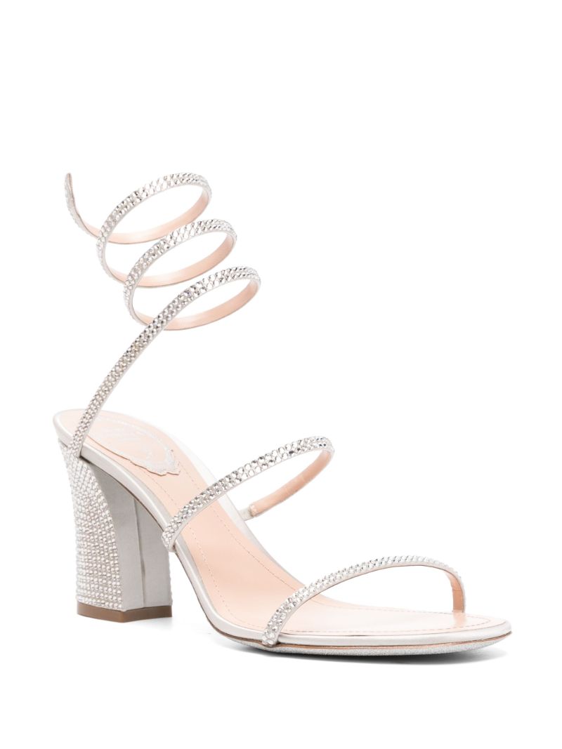 Silver Cleo Sandals