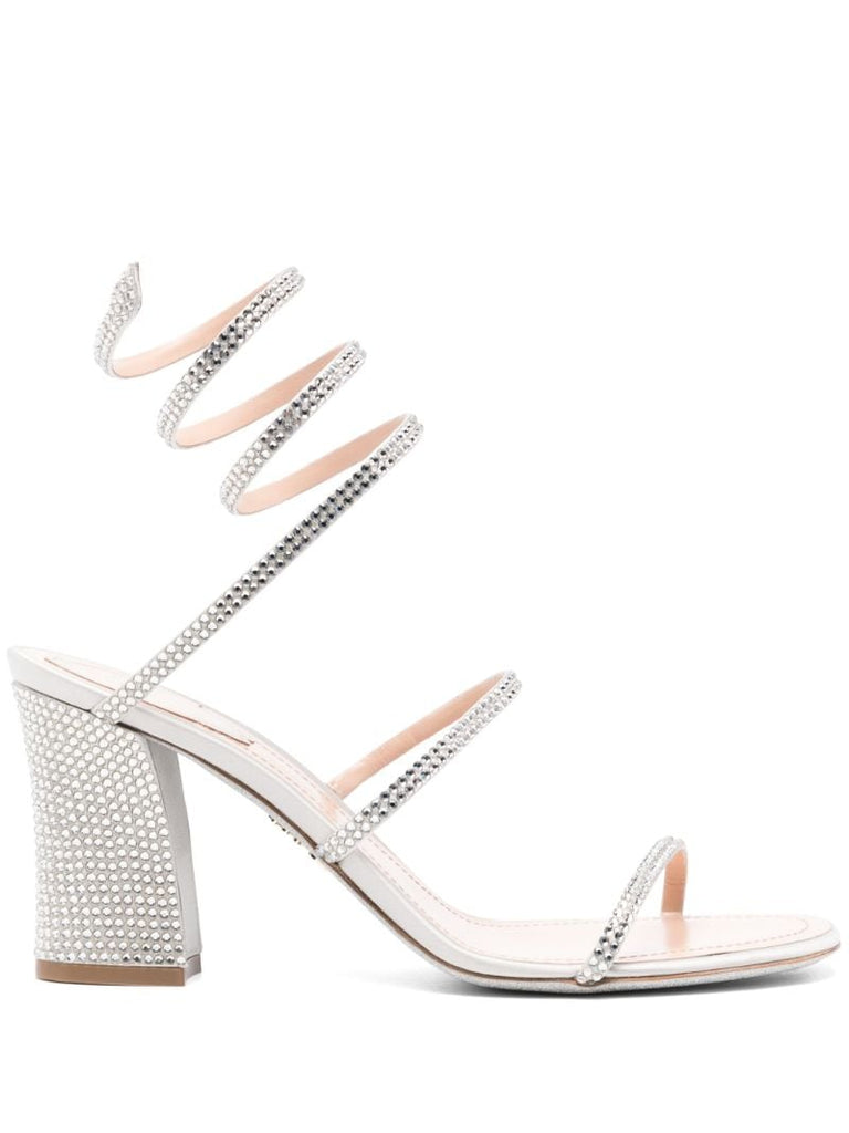Silver Cleo Sandals