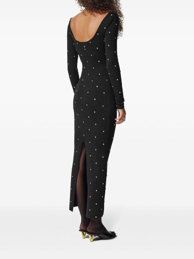 Stud-embellished Maxi Dress