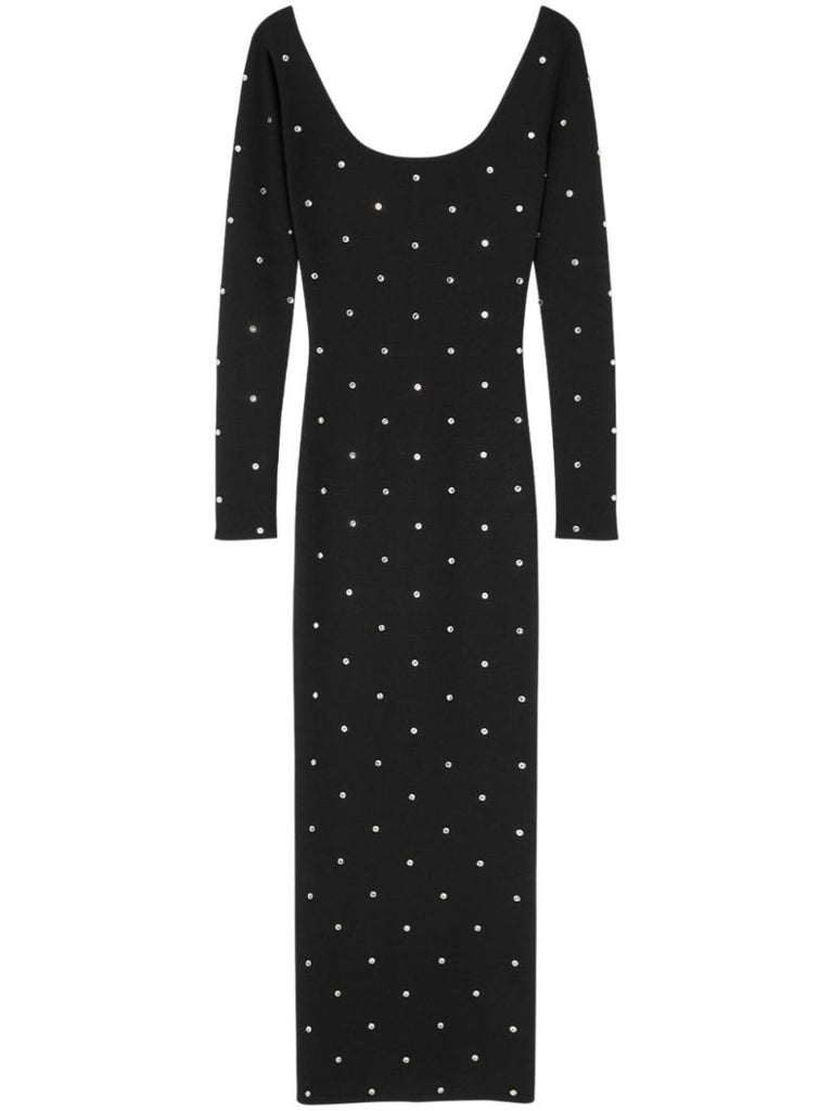 Stud-embellished Maxi Dress