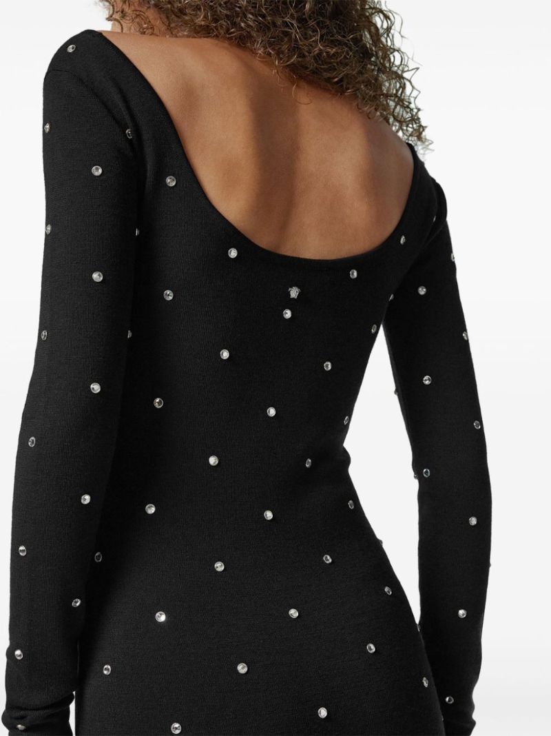 Stud-embellished Maxi Dress