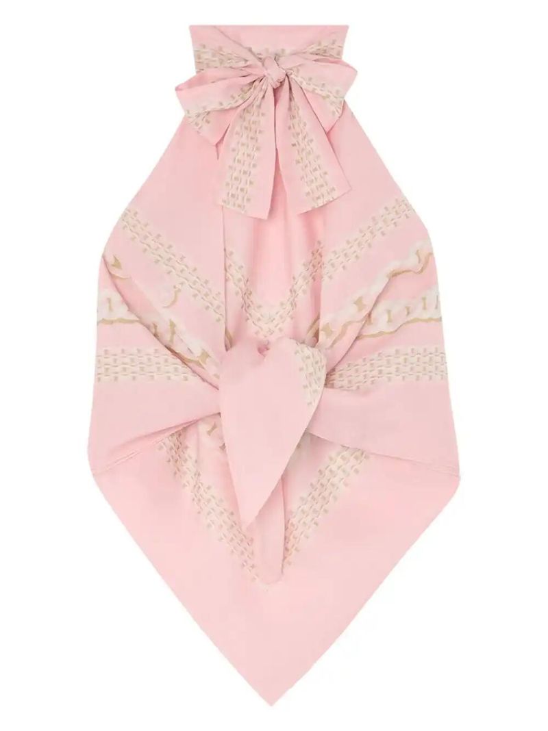 Pink Treasure Foulard Top